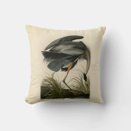 Almofada Garça-real-marrom de Audubon Pântano Ave
