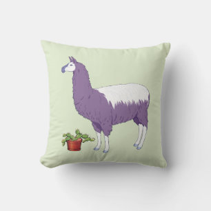 Almofada Gardening Cactus Plant Llama