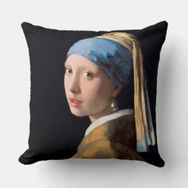 Almofada Garota com pérolas