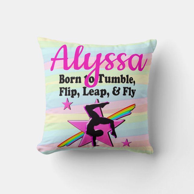 ALMOFADA GAROTA DA GINÁSTICA DA RAINHA DE TUMBLIA (Frente)