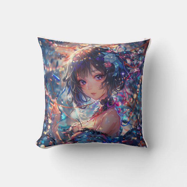 Almofada Garota de Anime Fantasia (Frente)