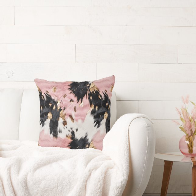 Almofada Garota Dourada Negra Negra Negra Negra Menina Cowh (Sofá)