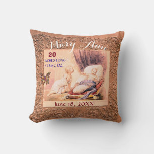 Almofada Garota Estaca Antiguamente Rosa, Frio, Keepsaquê