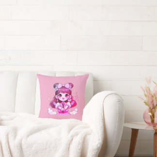 almofada garota kpop cantora desenho