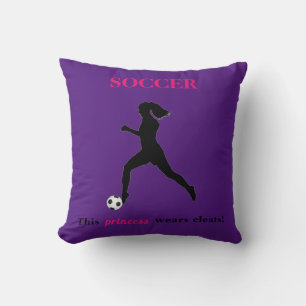 Almofada Garotas Futebol - Esta princesa veste faíscas!