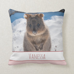 Almofada Garotas Rosa Personalizadas Cushion Quokka