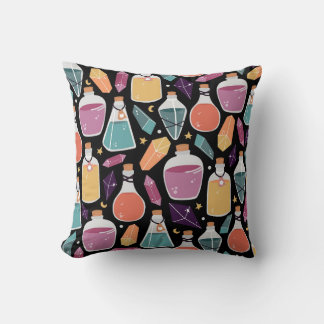 Almofada Garrafas de Poção Mística