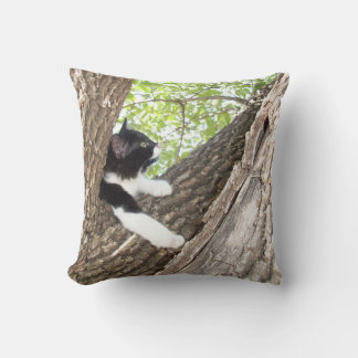 Almofada Gatinho branco e preto