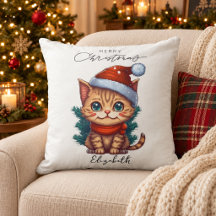 Gatinho de Natal Personalizado Fofo