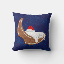 Almofada Gatinho de papais noeis e Lua de Gingerpão