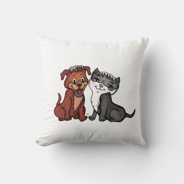 Almofada Gatinho e Puppy (Frente)