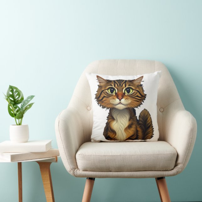 Almofada Gatinho Feliz (Cadeira)