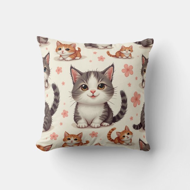 Almofada gatinho fofo (Frente)