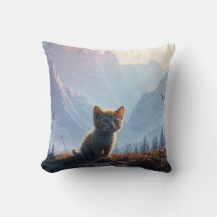 Almofada Gatinho perdido na natureza