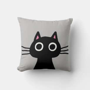 Almofada Gatinho Preto Cinto Quirky Pet Cat Lover