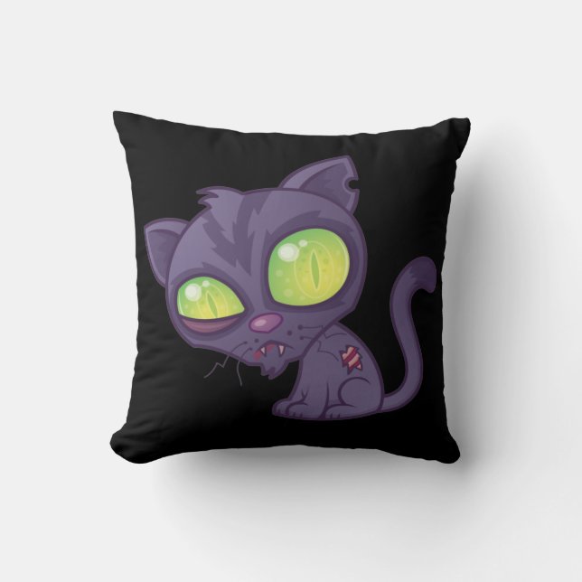 Almofada Gatinho Zombie (Frente)