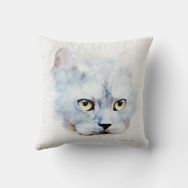 Almofada Gato Azul Russo (Verso)