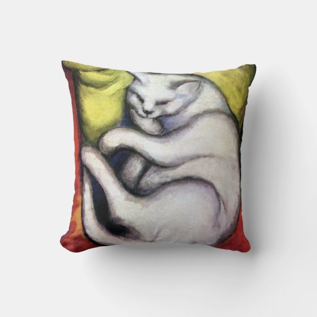 Almofada Gato branco, Franz Marc (Frente)