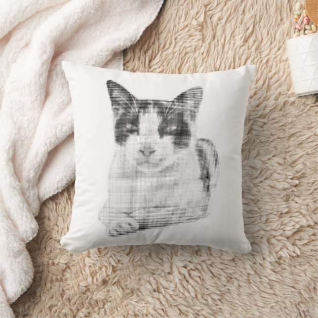 Almofada Gato Calico Meia-Tom (Cobertor)