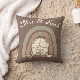 Almofada Gato Cinto Personalizado Amor Dia de os namorados