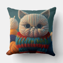 Almofada Gato Com Uma Atitude "A" Capital