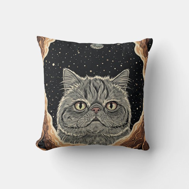 Almofada Gato Cósmico (Frente)