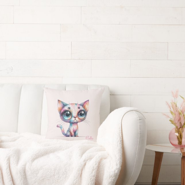 Almofada Gato de Pasta de Álcool (Sofá)