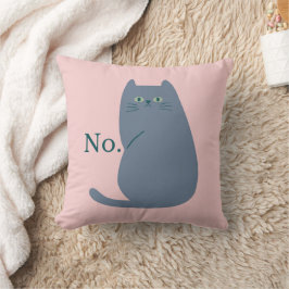 Almofada Gato de Rejeição