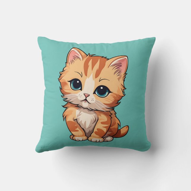 Almofada Gato de Tabby (Verso)