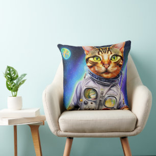 Almofada Gato Encantado Futurístico