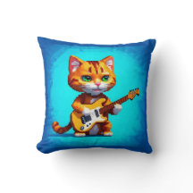 Gato Engraçado Tocando Violão