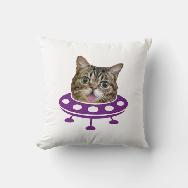 Almofada Gato Espacial (Frente)