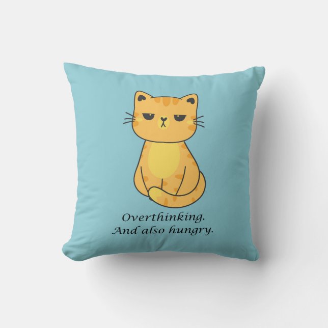 Almofada Gato Faminto (Frente)