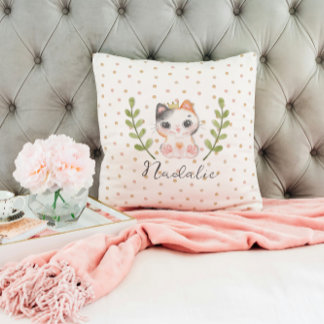 Almofada Gato Gato Gato Suave Sexo Neutro Nursoro Infantil