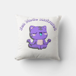 Almofada gato giro,modo zen,gato congelado