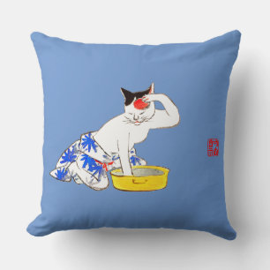 Almofada Gato Japonês Humoroso - Balança I