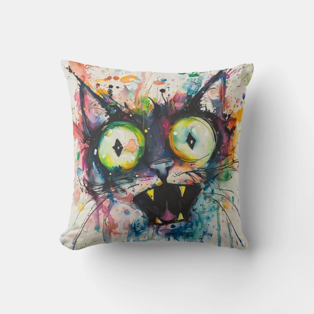 Almofada Gato Louco (Frente)