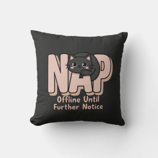 Almofada Gato Offline Até Novo Aviso