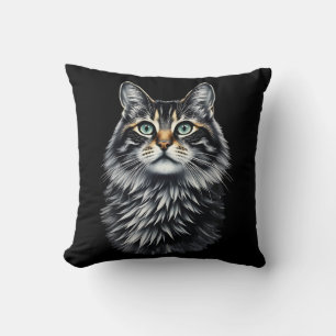 Almofada Gato Olho Verde