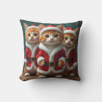 Almofada gato papai noel