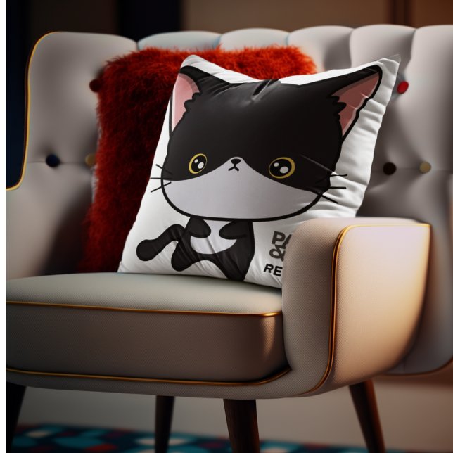 Almofada Gato Personalizável Patas & Relax (Criador carregado)