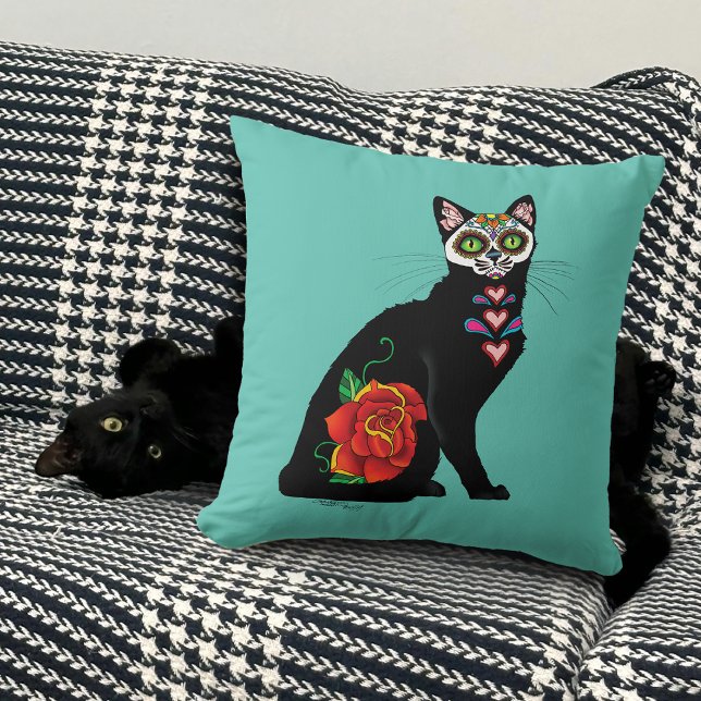 Almofada Gato Preto do Câncer (Criador carregado)