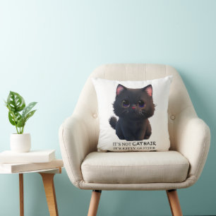 Almofada Gato preto fofo