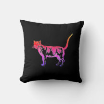 Gato Retro Neon Pop Art