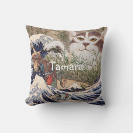 Almofada Gato sobrenatural na Onda do Excelente