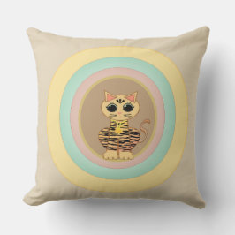 Almofada Gato Tigre Fofo