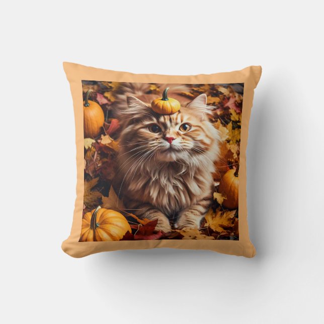 Almofada Gato Whimsso com Travesseiro decorativo de Bombeir (Frente)
