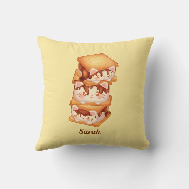 Almofada Gatos de Chocolate (Verso)