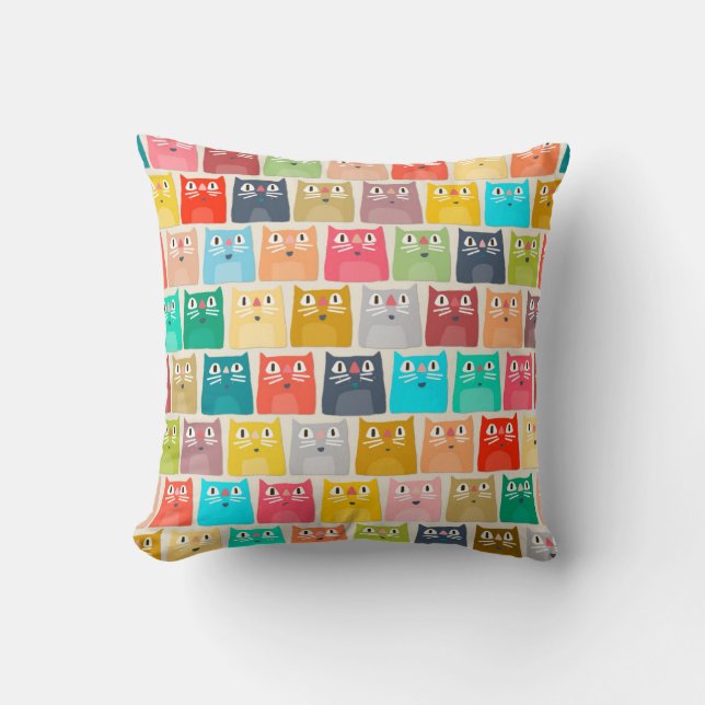 Almofada gatos de verão (Frente)