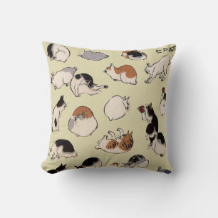 Almofada Gatos Japoneses (em negrito a cores)